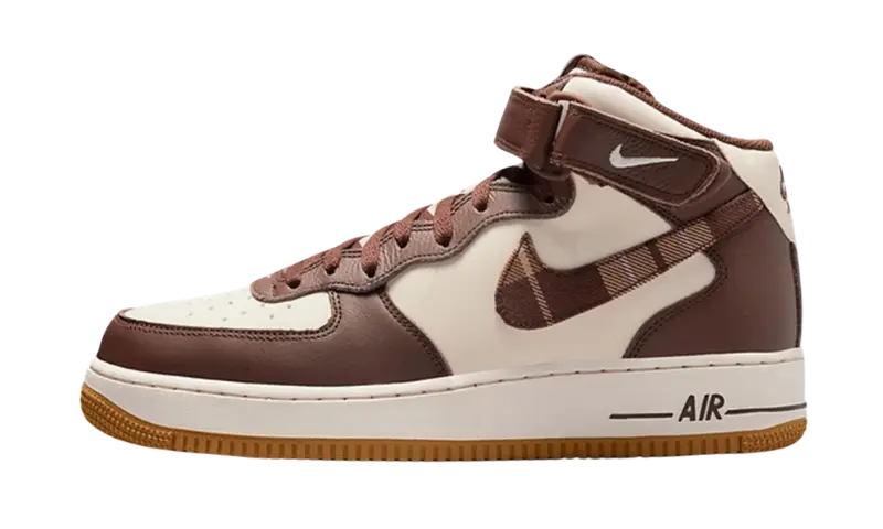 Nike Air Force 1 Mid '07 Brown Plaid - MTHOR SHOP