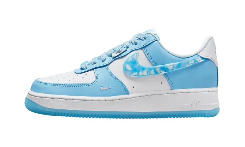 Nike Air Force 1 Low Nail Art White Blue (Women's) - MTHOR SHOP