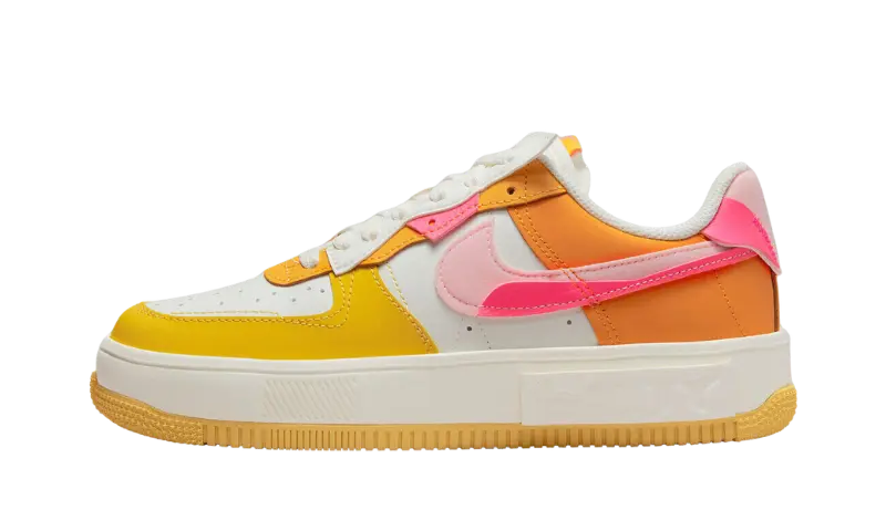 Nike Air Force 1 Fontanka Summit White Yellow Orange (Women's) - MTHOR SHOP