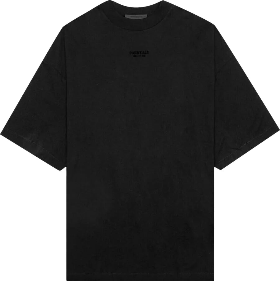 Fear of God Essentials Small Logo Tee Jet Black