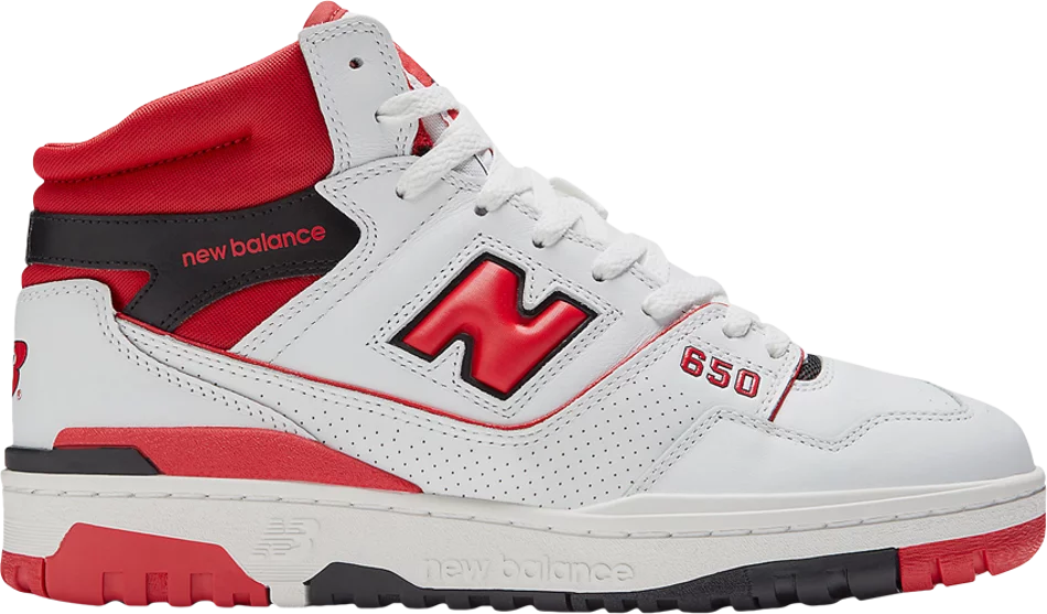 New Balance 650 White Red