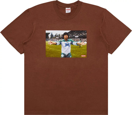 Supreme Maradona Tee Brown