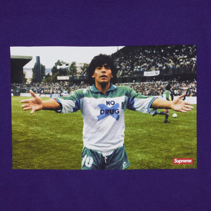 Supreme Maradona Tee Purple