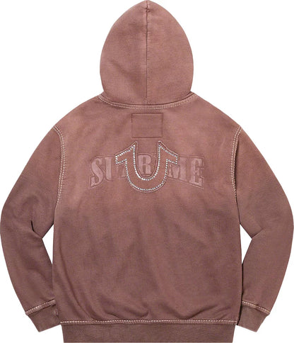 Supreme True Religion Zip Up Hooded Sweatshirt (FW22) Brown