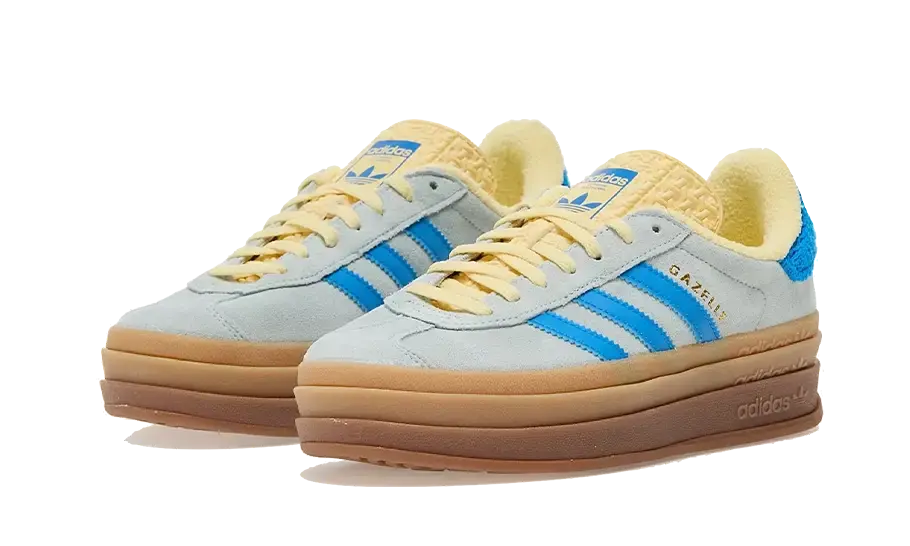 Adidas Gazelle Bold Almost Blue Yellow