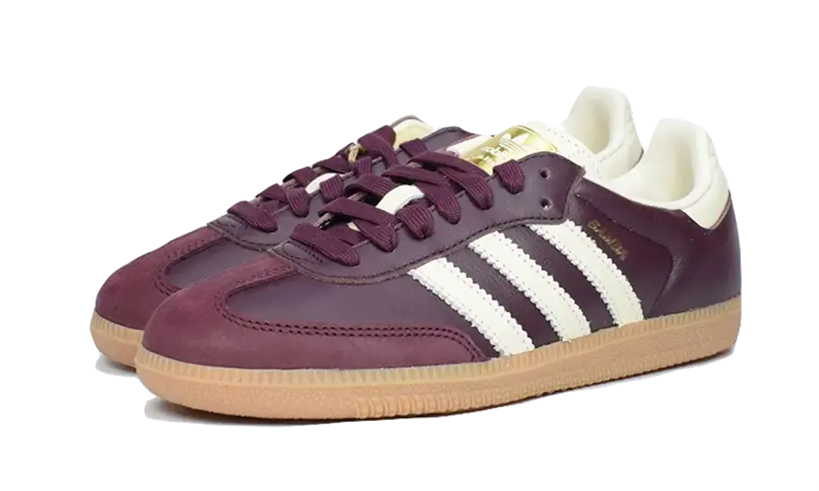 Adidas Samba OG Maroon Crewht Gold