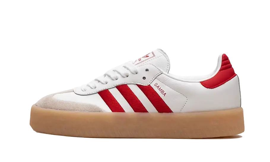 Adidas Sambae White Better Scarlet Gum