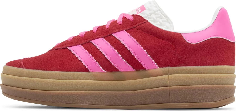 adidas Gazelle Bold Collegiate Red Lucid Pink (W)