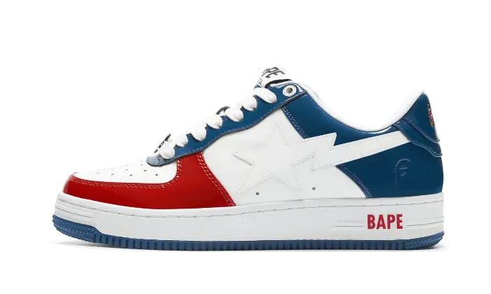 A Bathing Ape Bape Sta Low White Blue