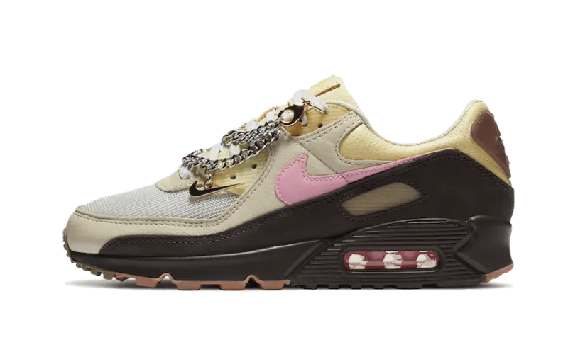 Nike Air Max 90 Cuban Link Velvet Brown - CZ0469-200