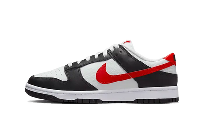 Nike Dunk Low Black White Red