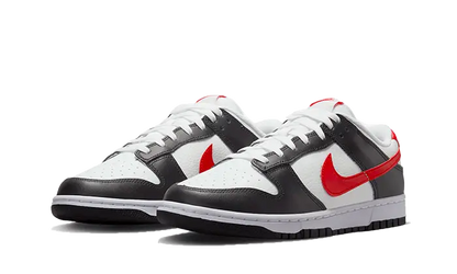 Nike Dunk Low Black White Red