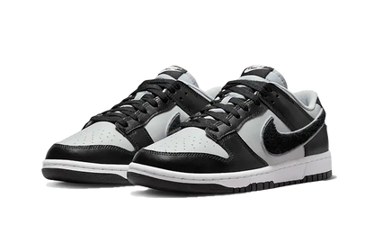 Nike Dunk Low Chenille Swoosh Grey Black