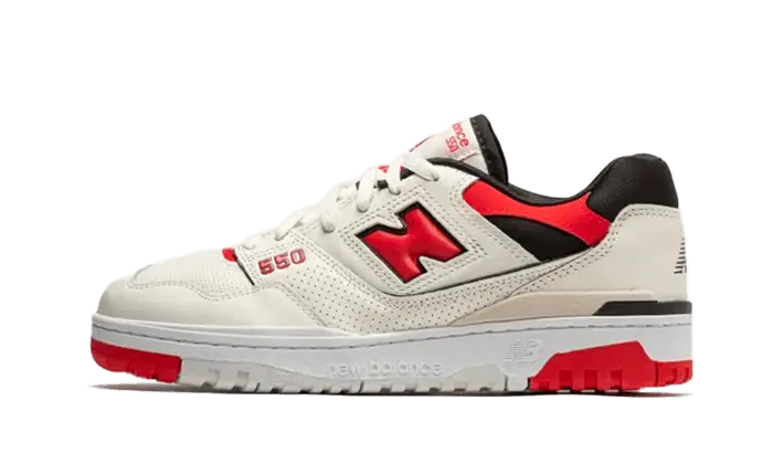 New Balance 550 Sea Salt True Red